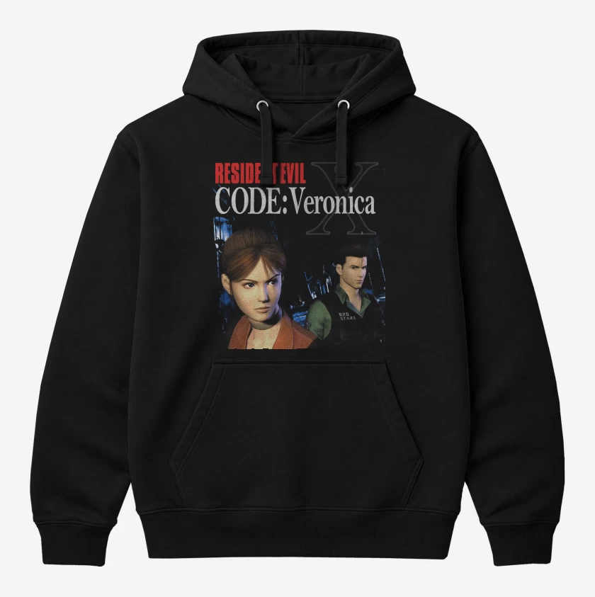 Polerón Canguro Negro de Resident Evil Code Veronica