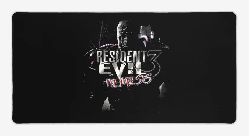 Mouse pad Gamer Negro de Resident Evil 3 Nemesis|
