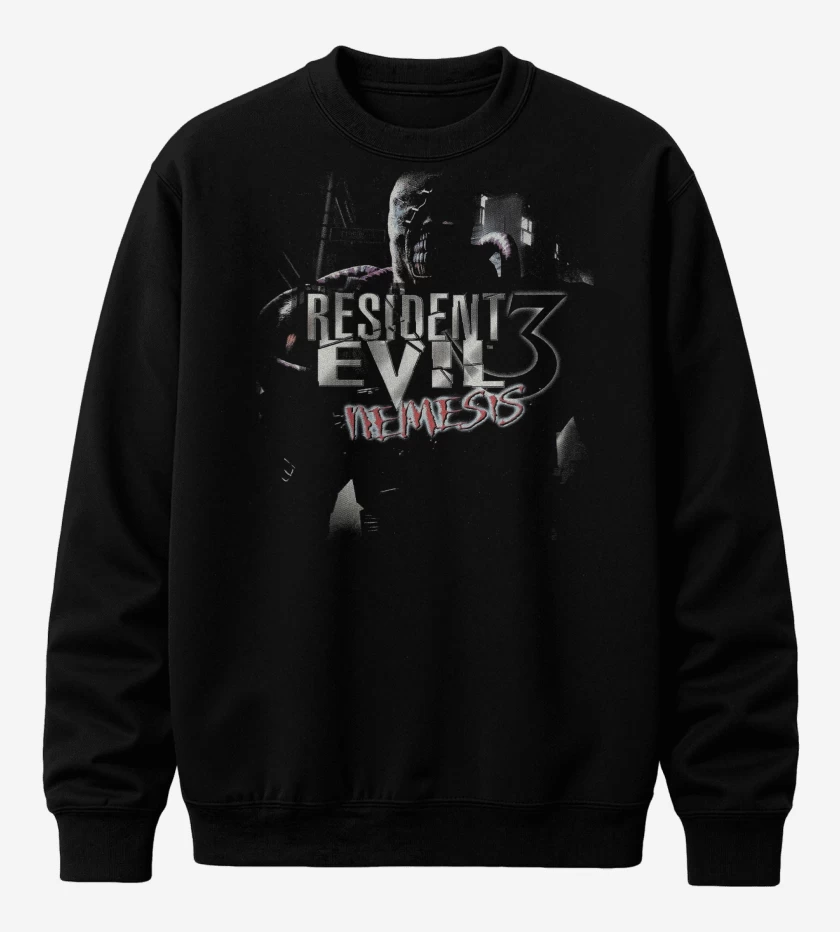Poleron polo Negro de Resident Evil 3 Nemesis|