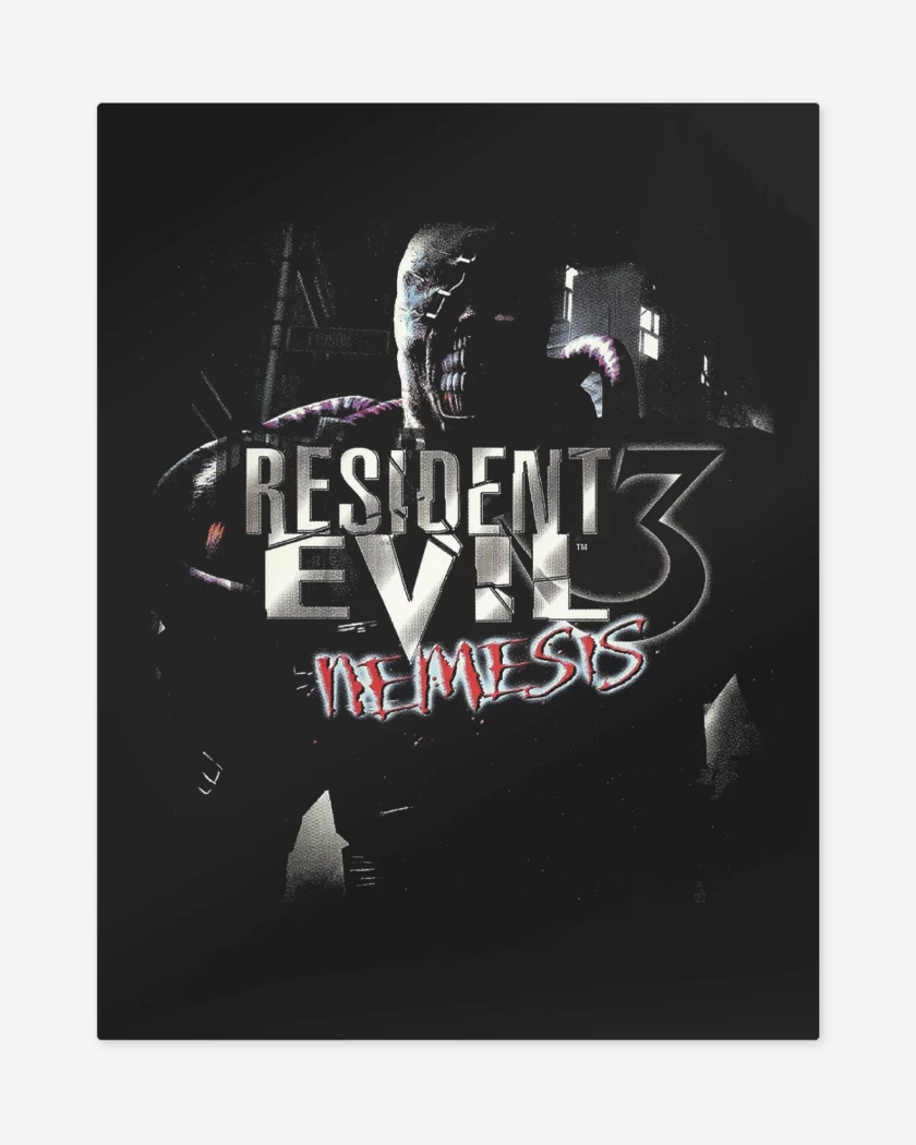 Print metalico Negro de Resident Evil 3 Nemesis|