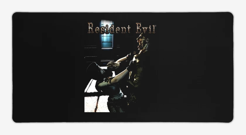 Mouse pad Gamer Negro de Resident Evil Remake