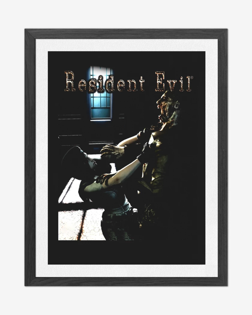 Cuadro decorativo Negro de Resident Evil Remake
