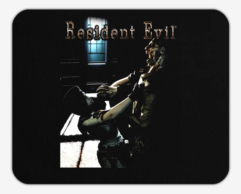 Mousepad Negro de Resident Evil Remake