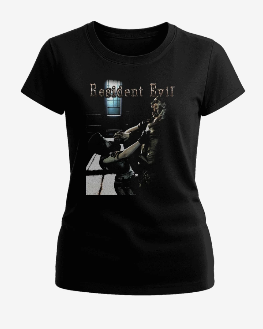 Polera de Mujer Negro de Resident Evil Remake
