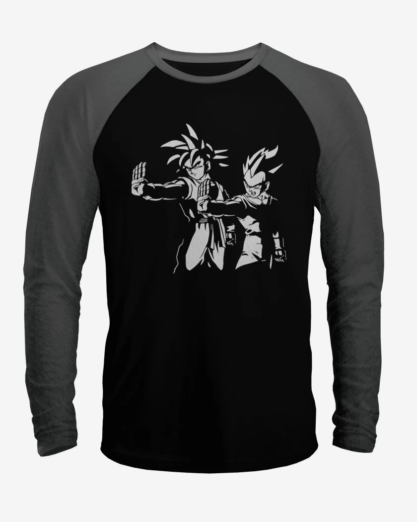 Polera Raglan Saiyan Fiction