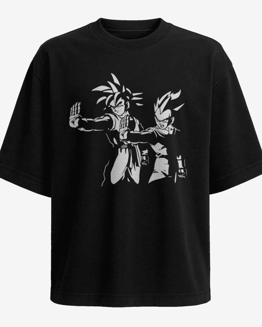 Polera Oversize Saiyan Fiction
