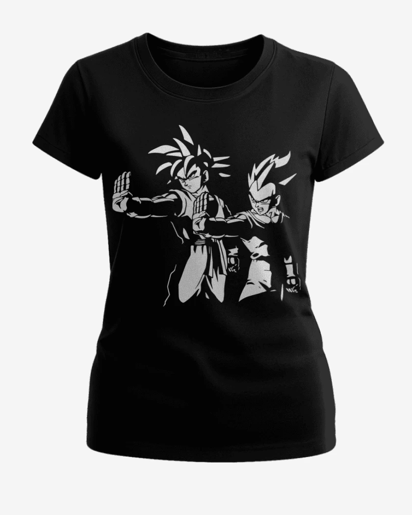 Polera de Mujer Saiyan Fiction