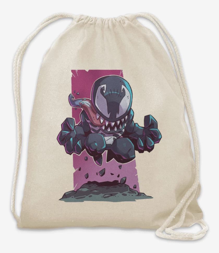 Mochila Blanco de Chibi Veneno