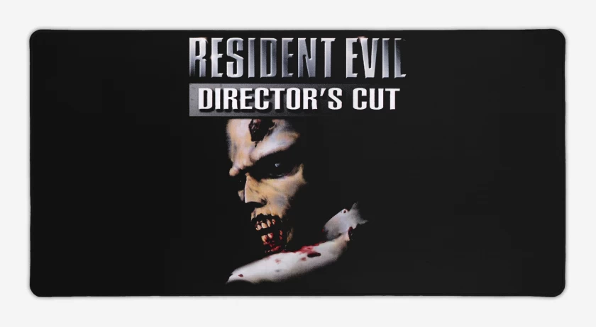 Mouse pad Gamer Negro de Resident Evil Directors Cuts