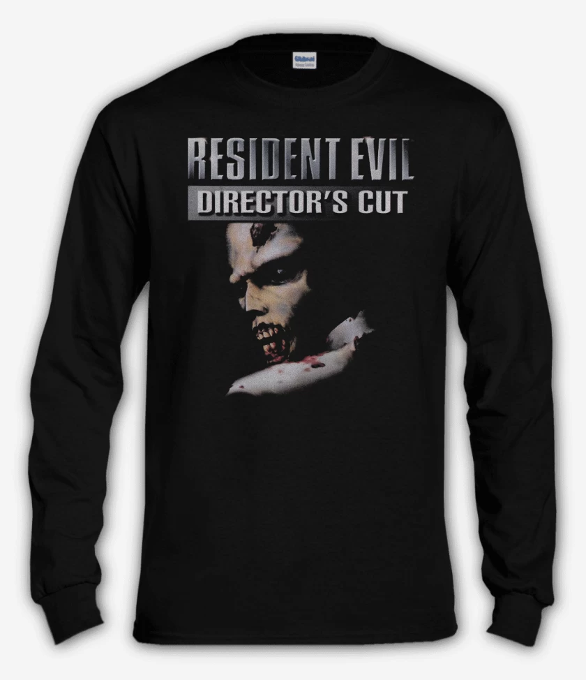 Polera manga larga Negro de Resident Evil Directors Cuts