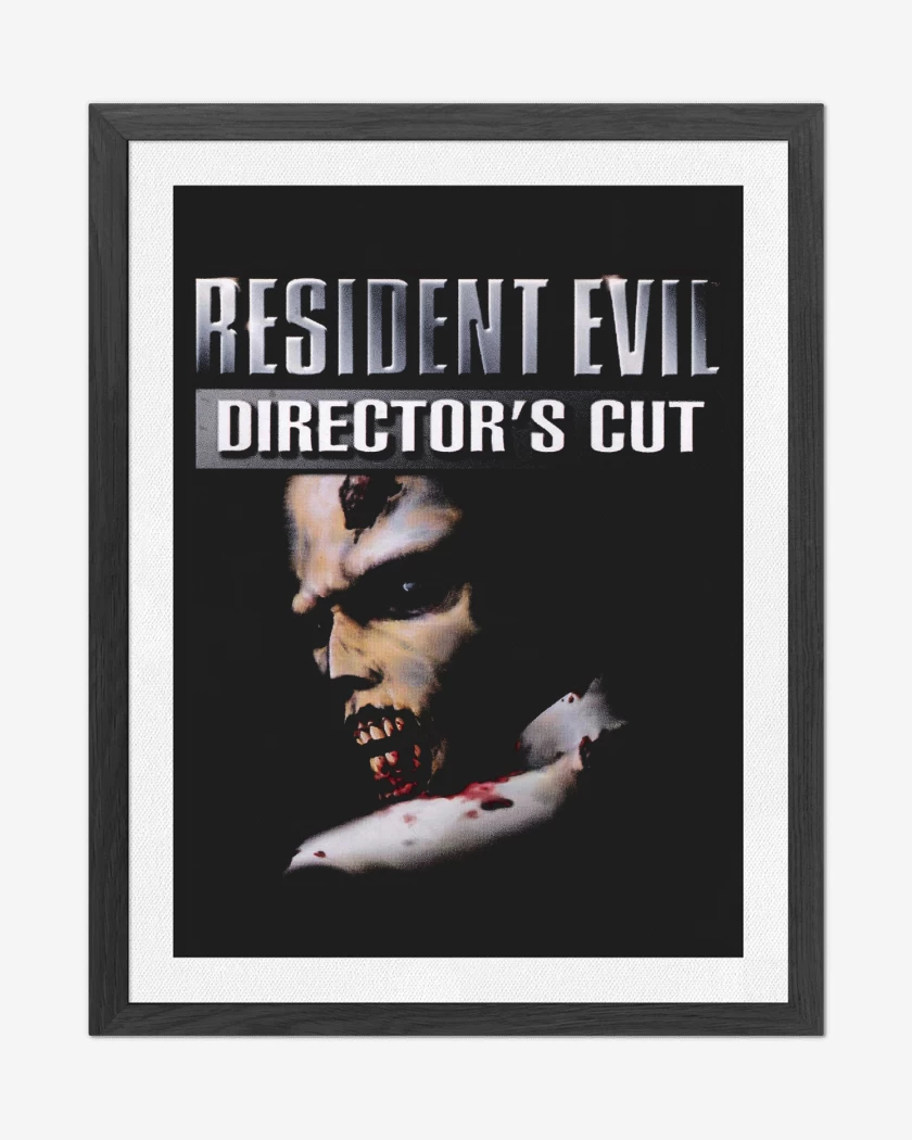 Cuadro decorativo Negro de Resident Evil Directors Cuts