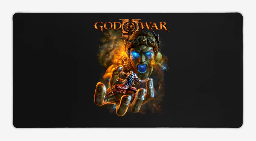 Mouse pad Gamer God of War II Coloso de Rodas 