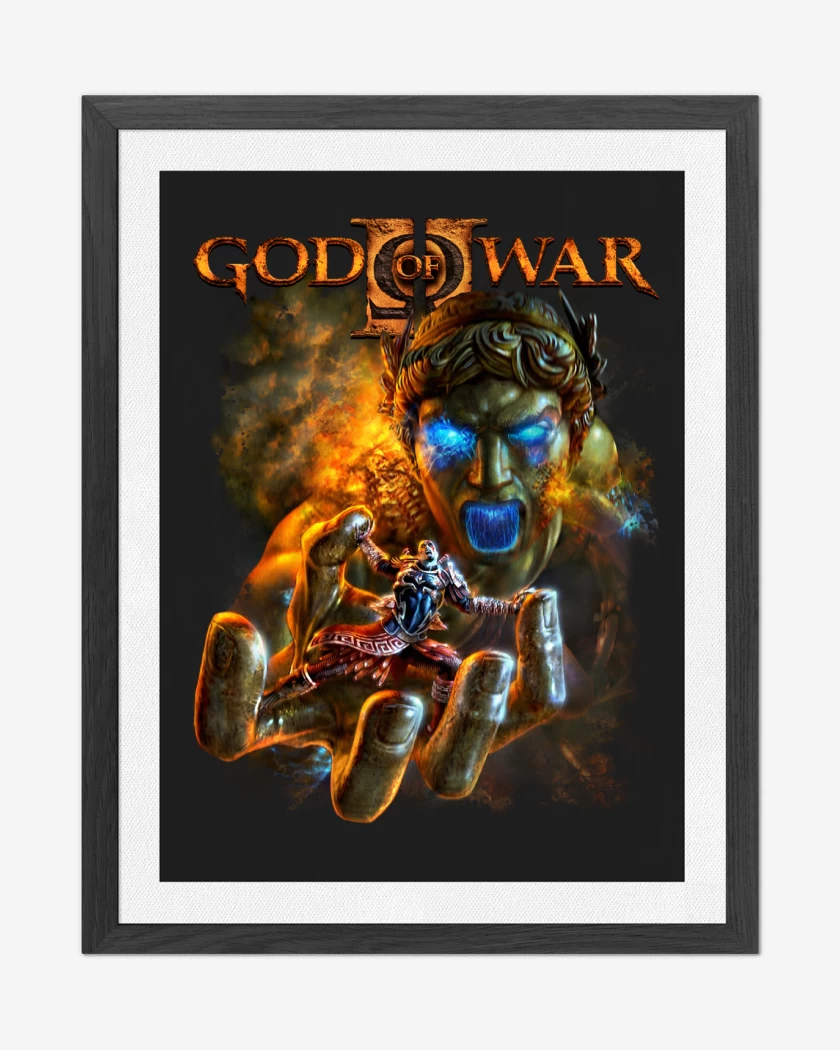 Cuadro decorativo God of War II Coloso de Rodas 