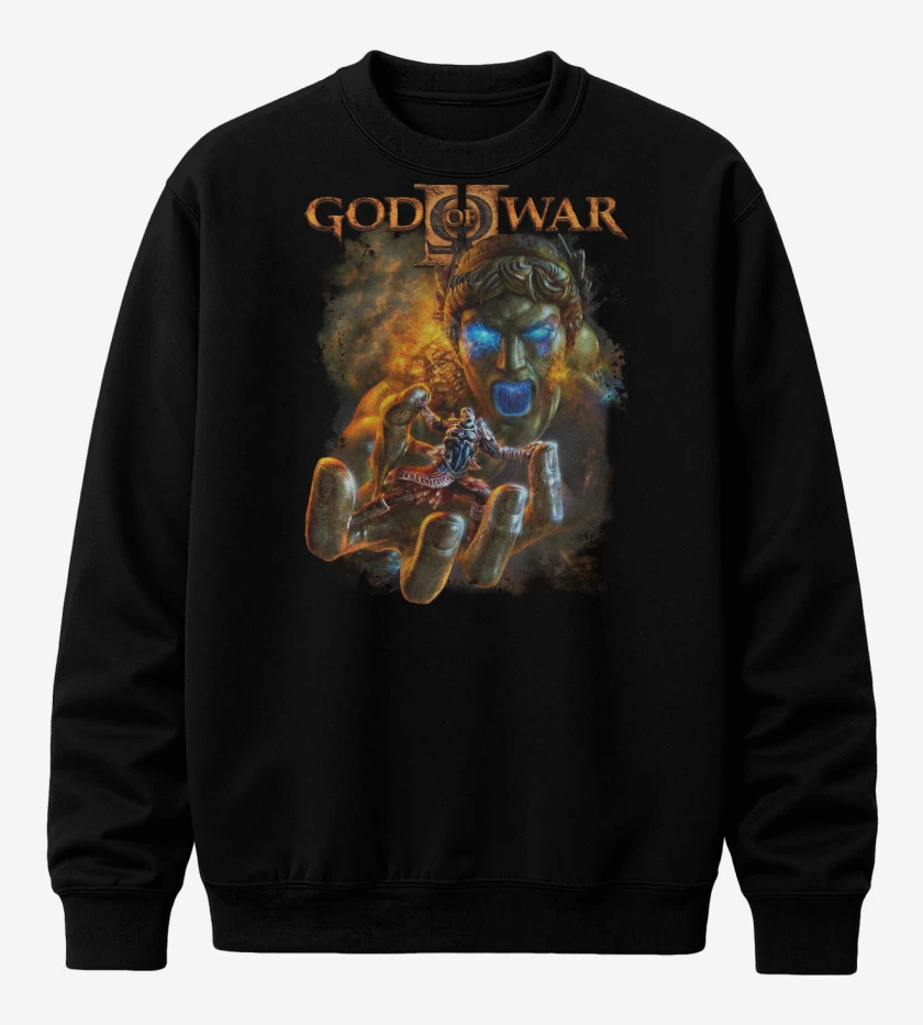 Poleron polo God of War II Coloso de Rodas 