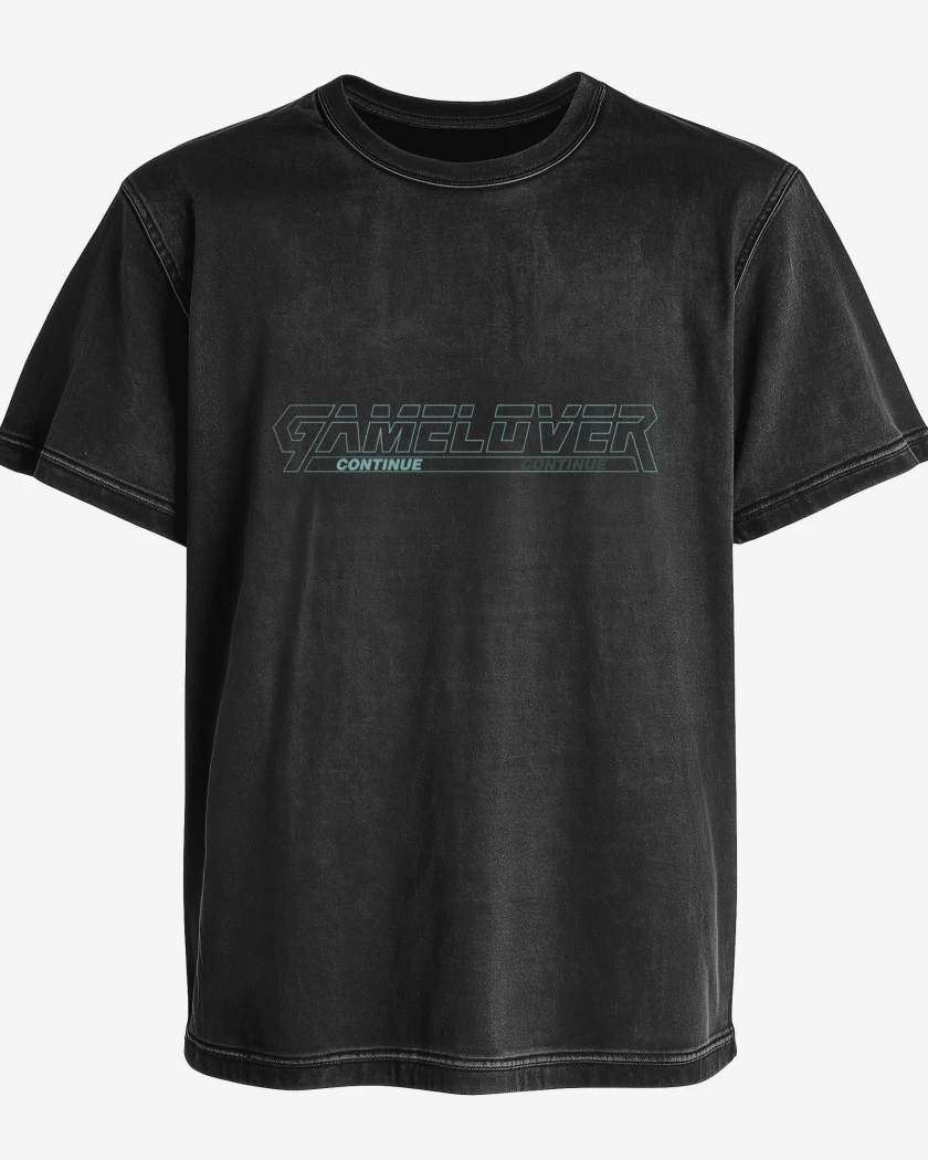 Polera desgastada Negro de Metal Gear Solid  Game Lover