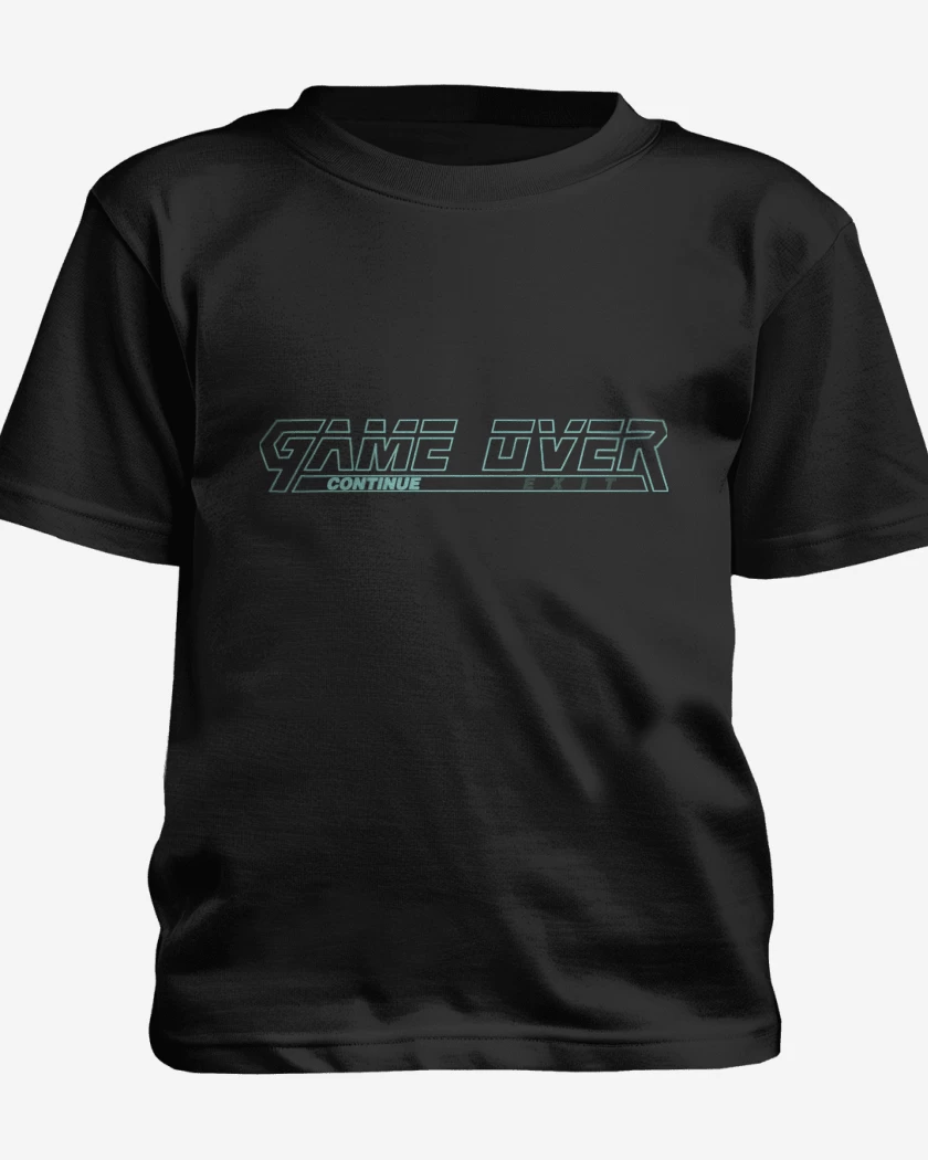 Polera de niño Negro de Metal Gear Solid Game Over