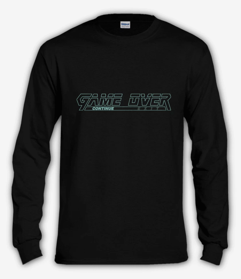 Polera manga larga Negro de Metal Gear Solid Game Over