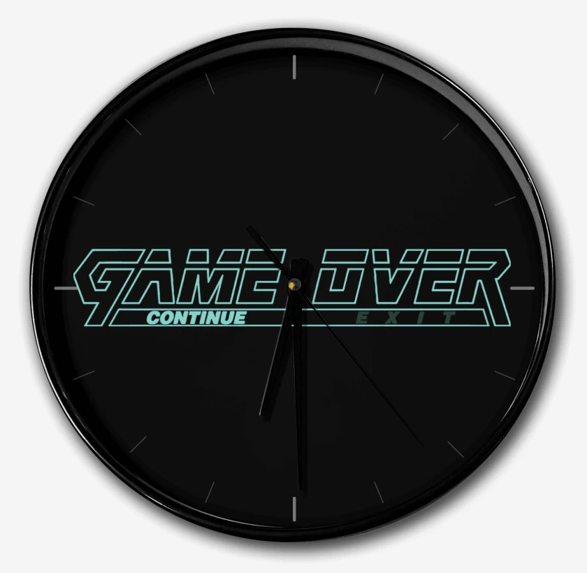 Reloj Negro de Metal Gear Solid Game Over