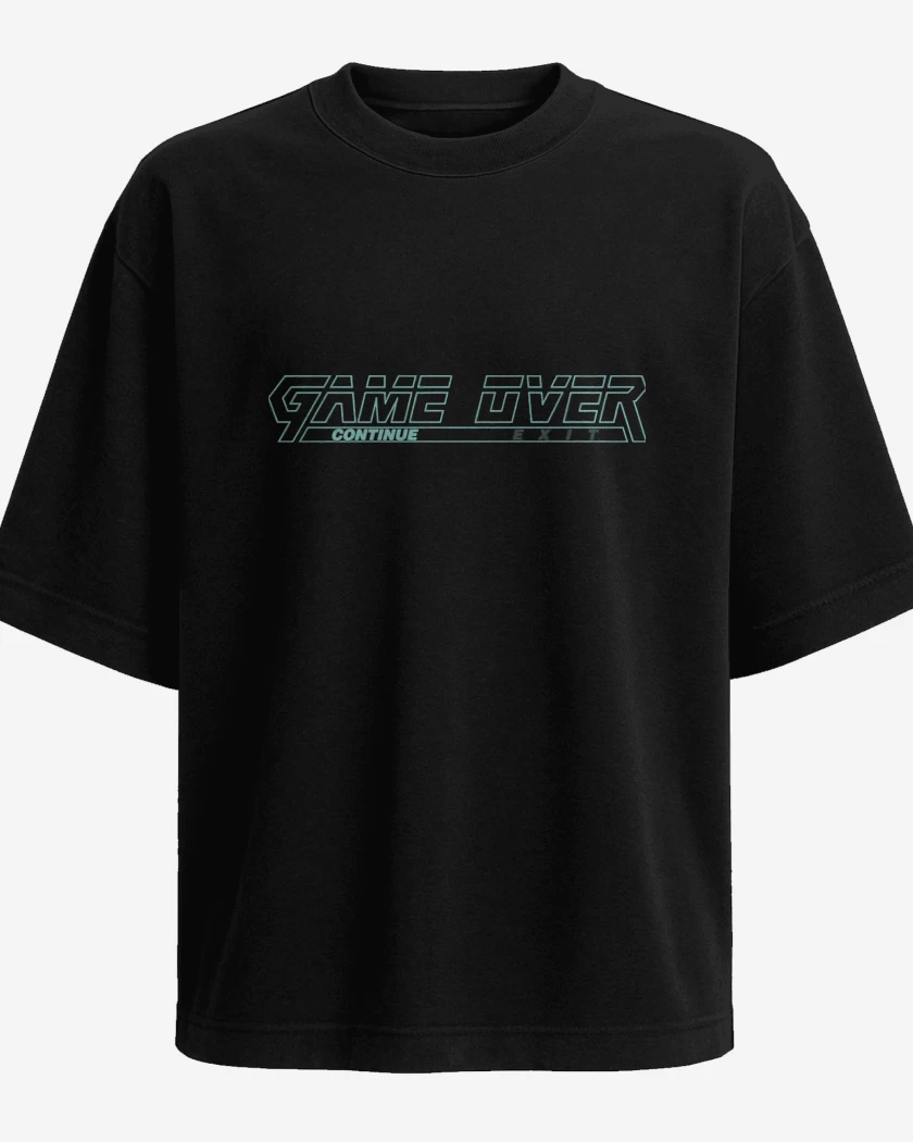 Polera Oversize Metal Gear Solid Game Over