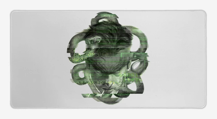Mouse pad Gamer Blanco de Metal Gear Solid Snake