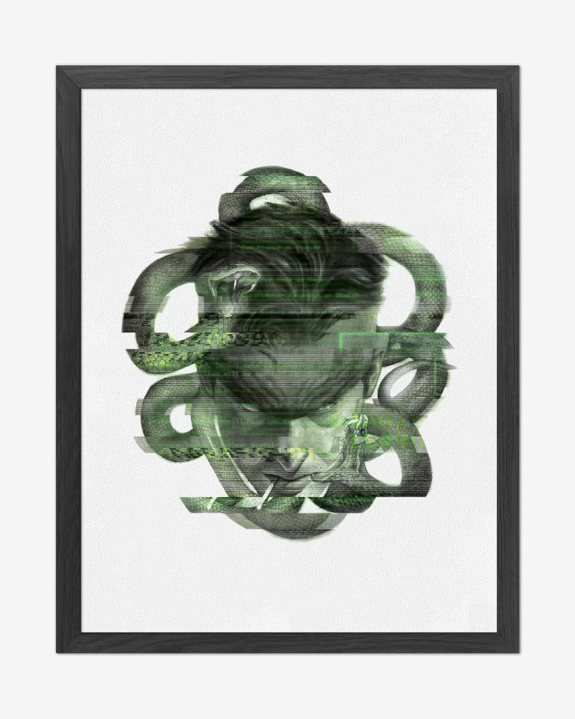 Cuadro decorativo Blanco de Metal Gear Solid Snake