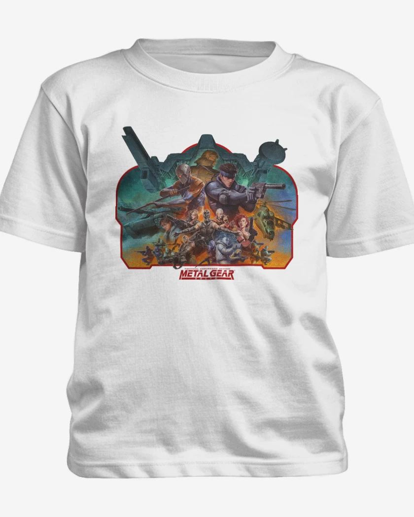 Polera de niño Blanco de Metal Gear Solid Shadow Moses