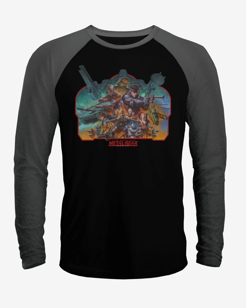 Polera Raglan Metal Gear Solid Shadow Moses