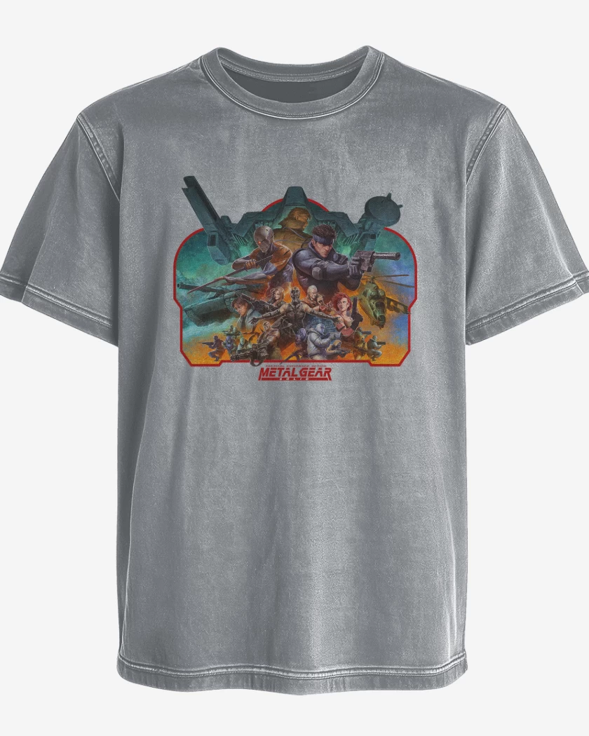 Polera desgastada Metal Gear Solid Shadow Moses