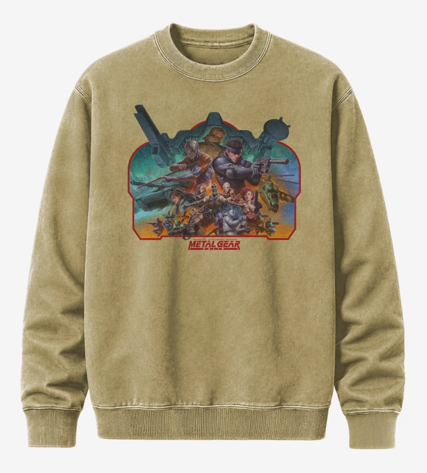 Poleron Polo Acid Wash Beige de Metal Gear Solid Shadow Moses