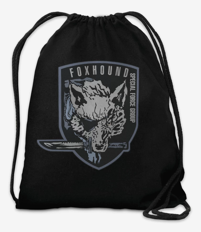 Mochila Negro de Metal Gear Solid Fox Snake