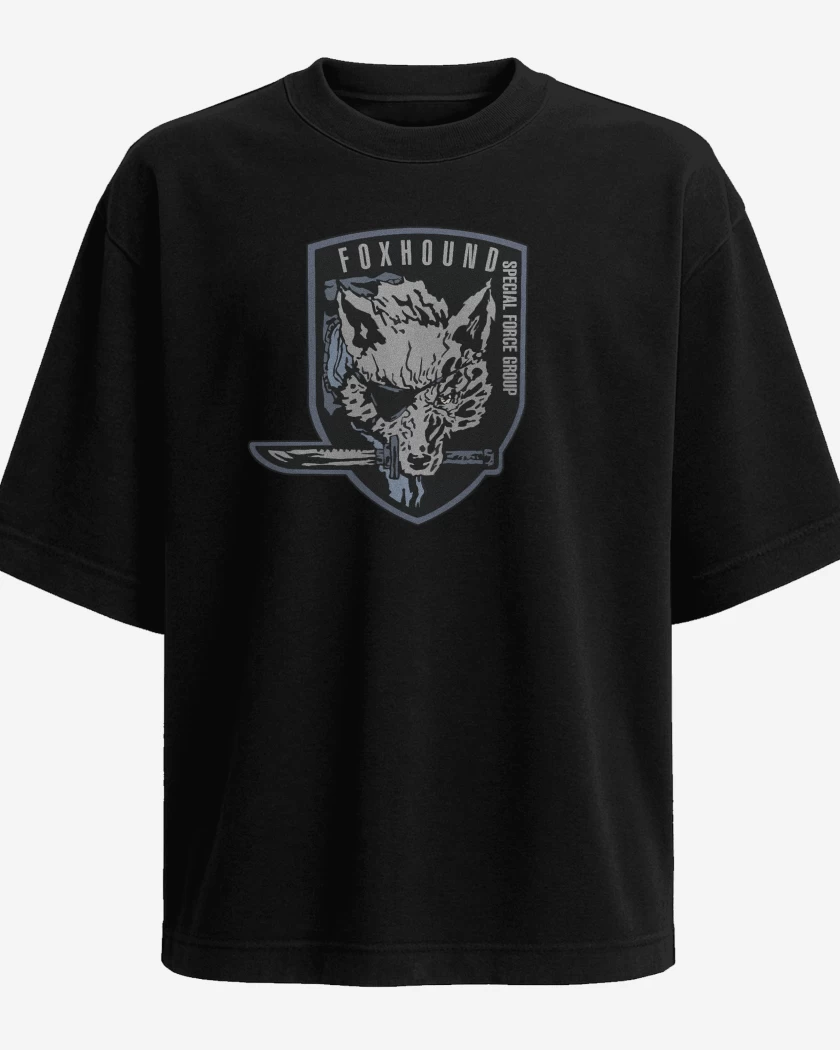Polera Oversize Metal Gear Solid Fox Snake