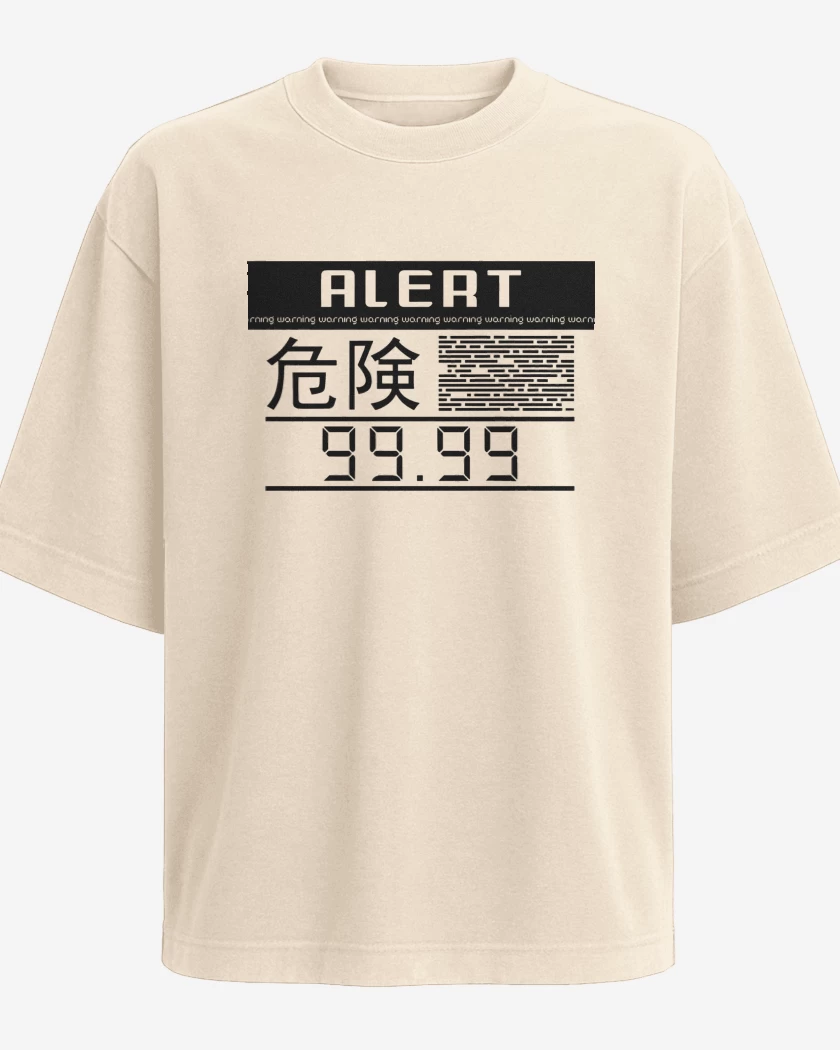 Polera Oversize Metal Gear Solid Alarma