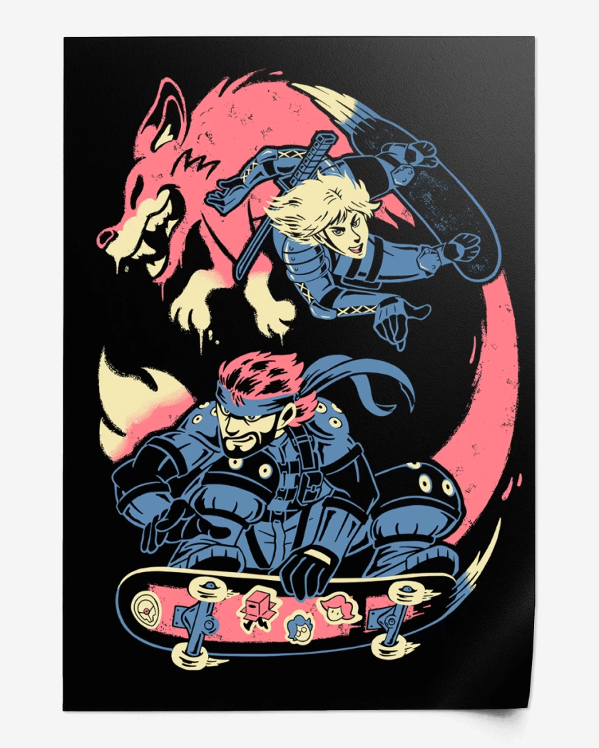 Print Metal Gear Solid Skate