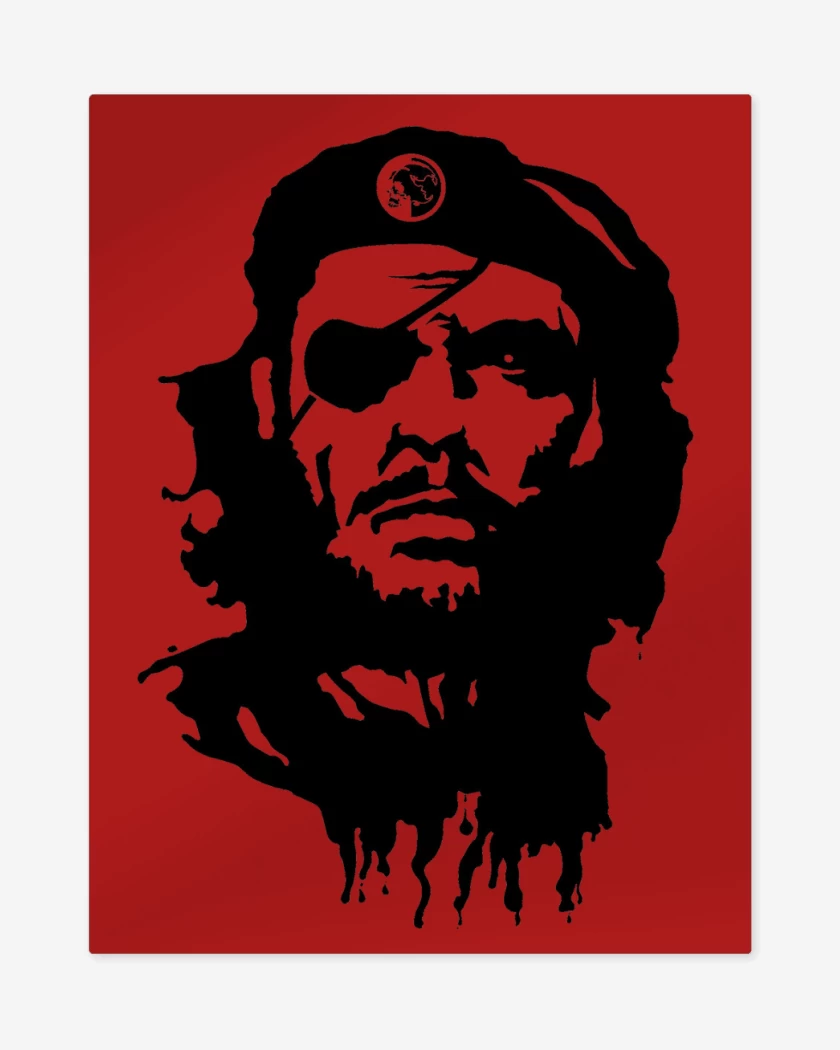 Print metalico Rojo de Metal Gear Solid Peace Walker