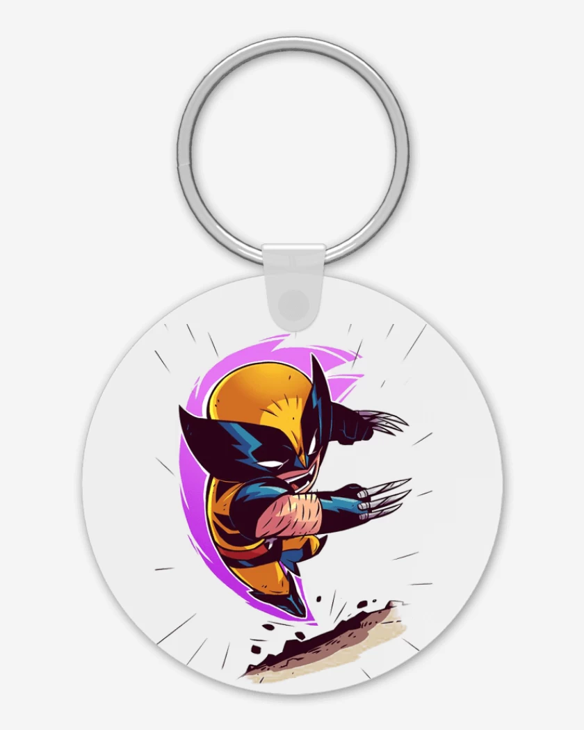 Llavero Blanco de Chibi Wolverine