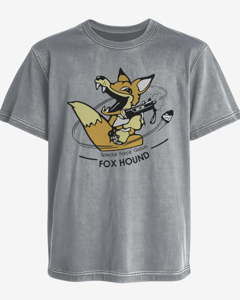 Polera desgastada Metal Gear Special Force Fox Hound