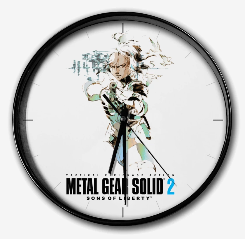 Reloj Blanco de Metal Gear Solid 2 Raiden