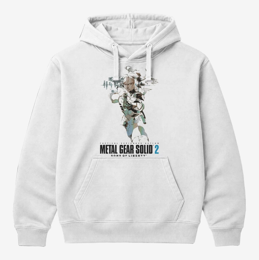 Polerón Canguro Blanco de Metal Gear Solid 2 Raiden