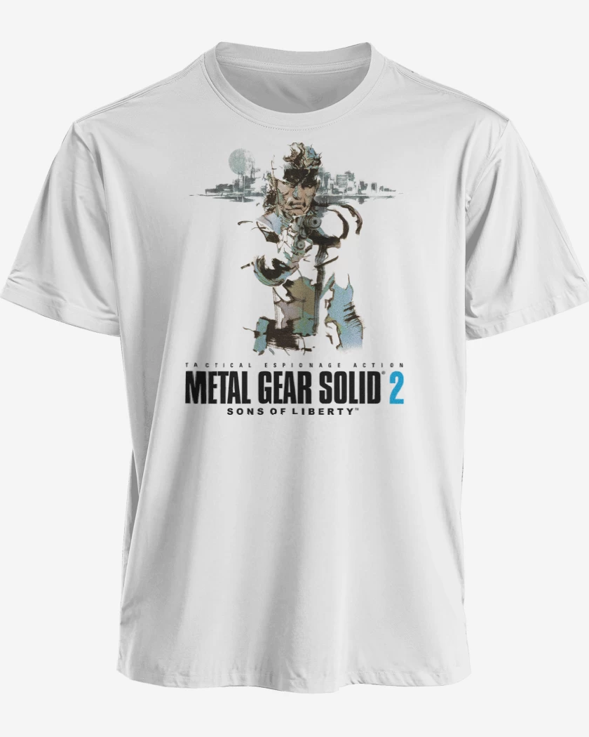 Polera Metal Gear Solid 2 Sons of Liberty Solid Snak