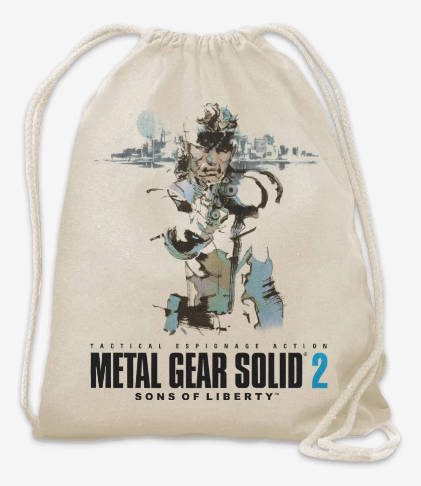 Mochila Blanco de Metal Gear Solid 2 Sons of Liberty Solid Snak