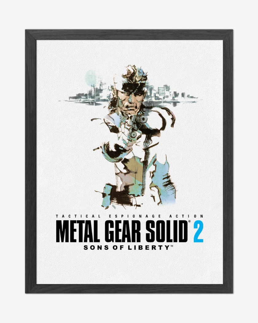 Cuadro decorativo Metal Gear Solid 2 Sons of Liberty Solid Snak