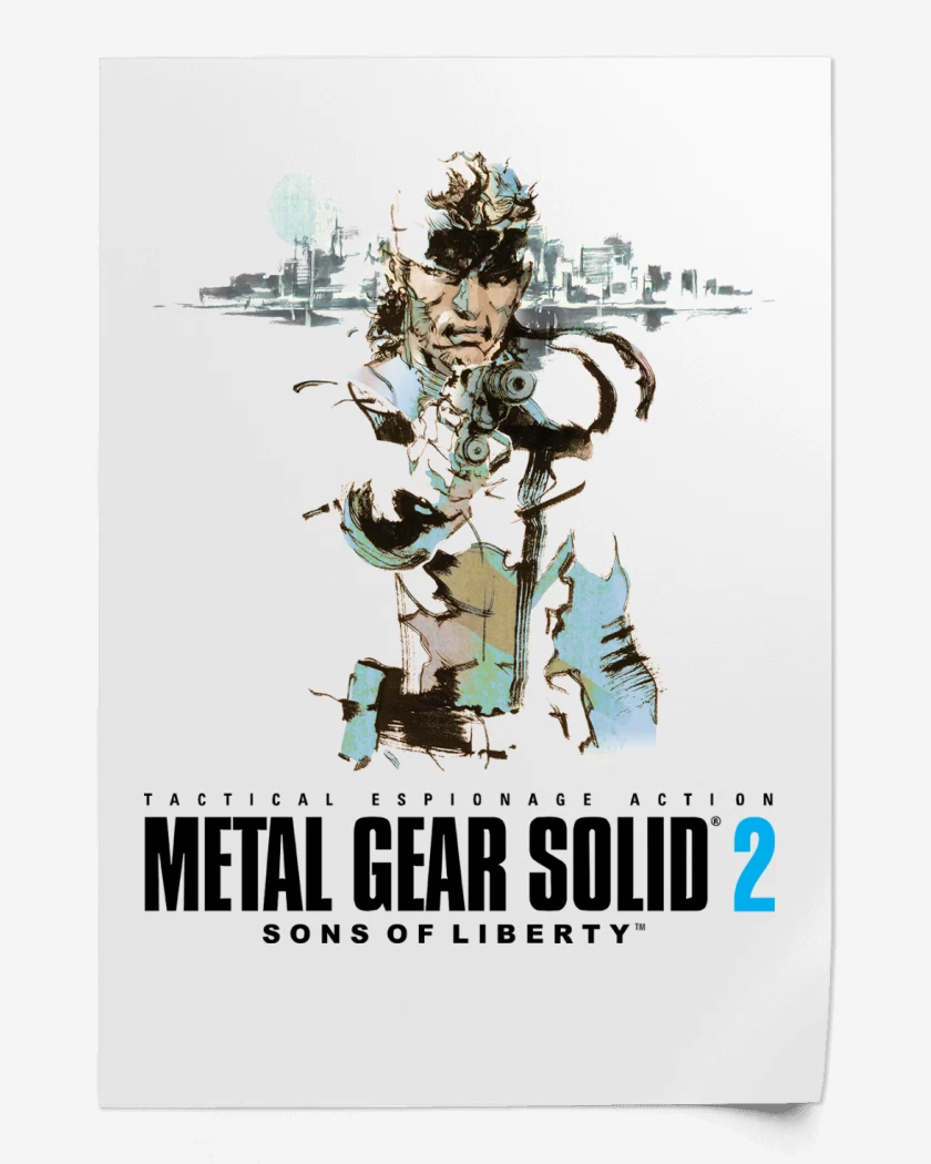 Print Metal Gear Solid 2 Sons of Liberty Solid Snak