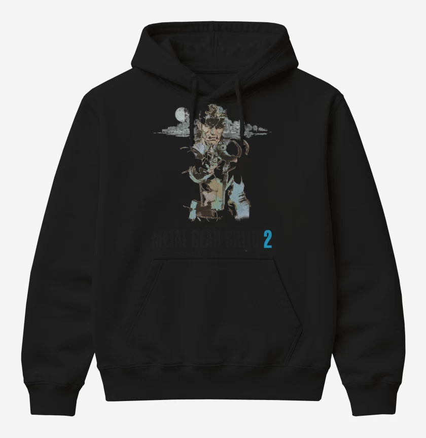 Poleron Canguro básico Metal Gear Solid 2 Sons of Liberty Solid Snak