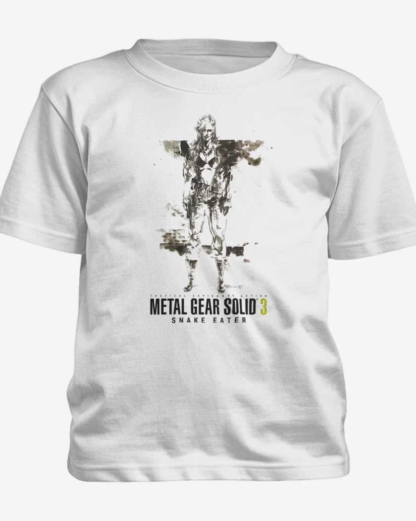 Polera de niño Blanco de Metal Gear Solid 3 Snake Eater Eva
