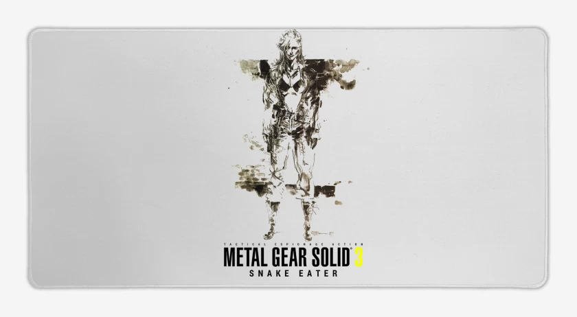Mouse pad Gamer Blanco de Metal Gear Solid 3 Snake Eater Eva
