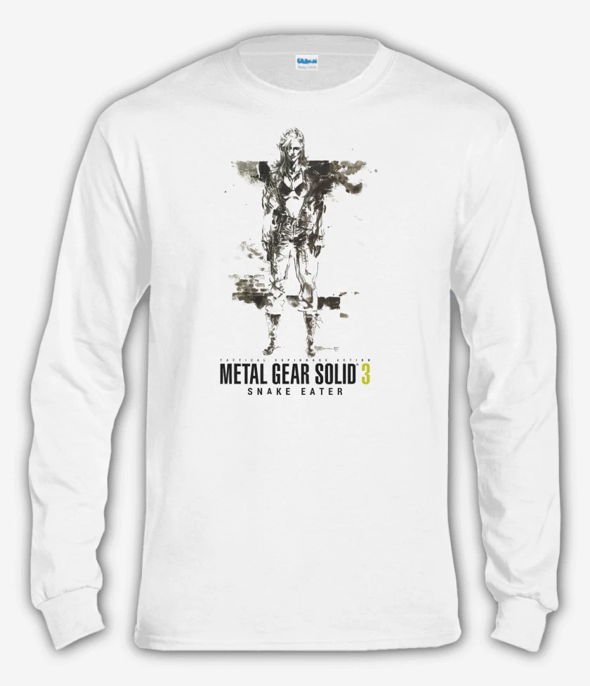Polera manga larga Blanco de Metal Gear Solid 3 Snake Eater Eva