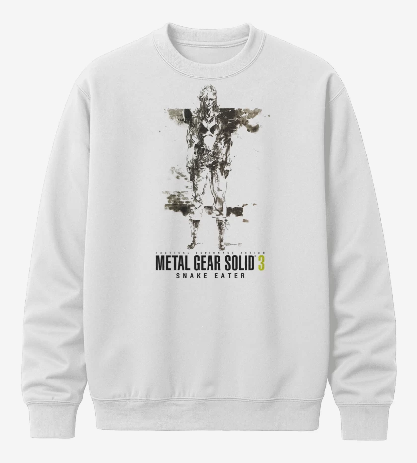 Poleron polo Blanco de Metal Gear Solid 3 Snake Eater Eva