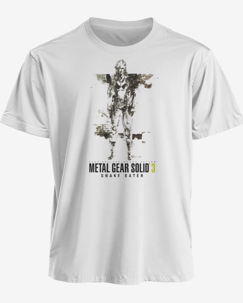 Polera premium Blanco de Metal Gear Solid 3 Snake Eater Eva