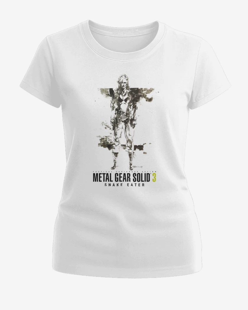 Polera de Mujer Blanco de Metal Gear Solid 3 Snake Eater Eva