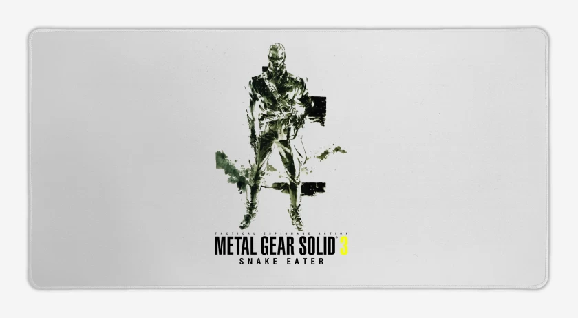 Mouse pad Gamer Blanco de Metal Gear Solid 3 Snake Eater Ocelot